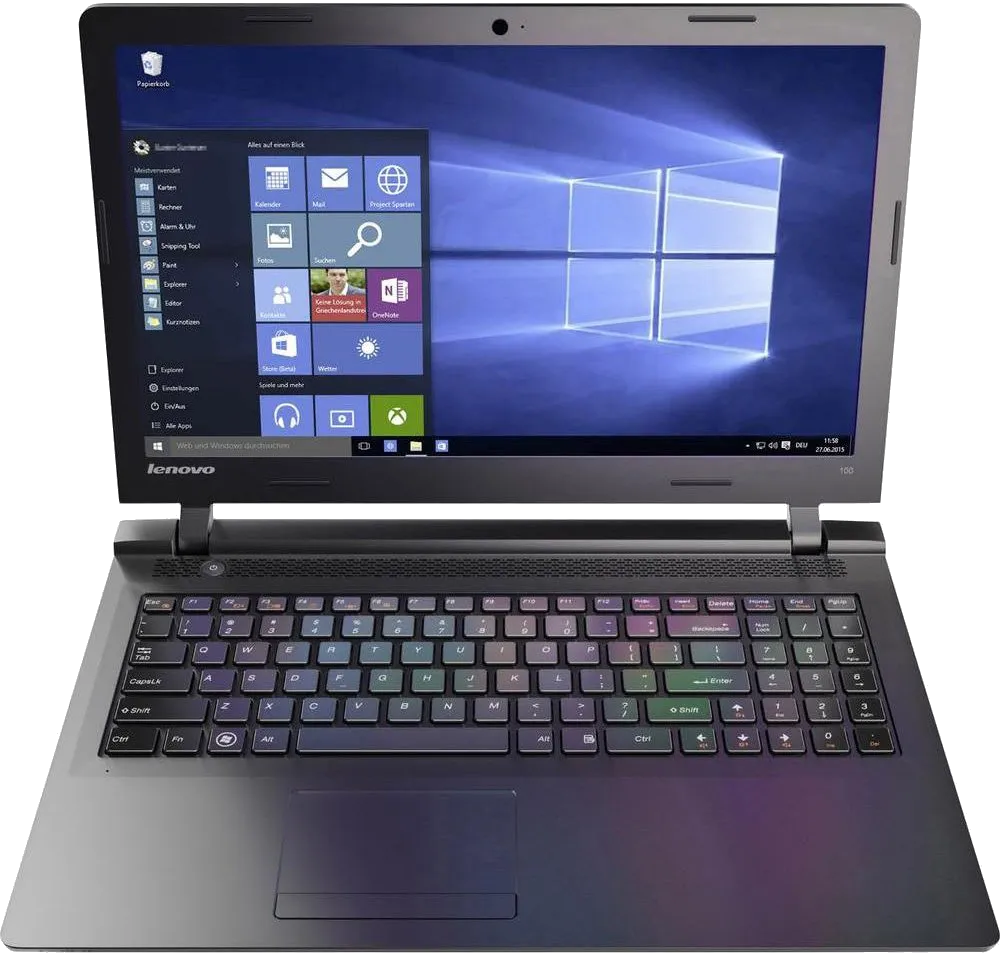 Восстановление данных Lenovo 100 15